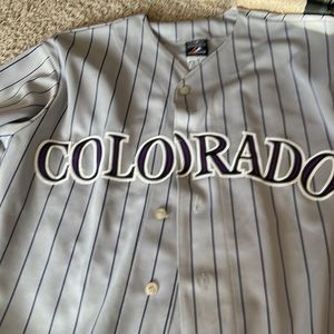 Men’s large Tulowitzki Rockies Jersey